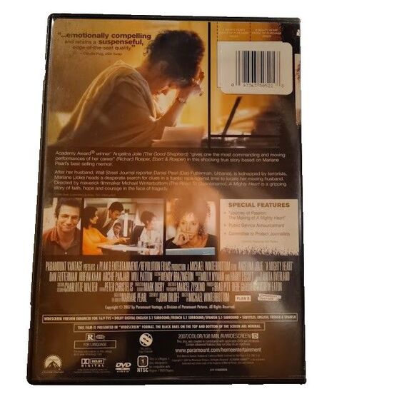 A Mighty Heart DVD Movie 2007 Drama - Picture 2 of 3